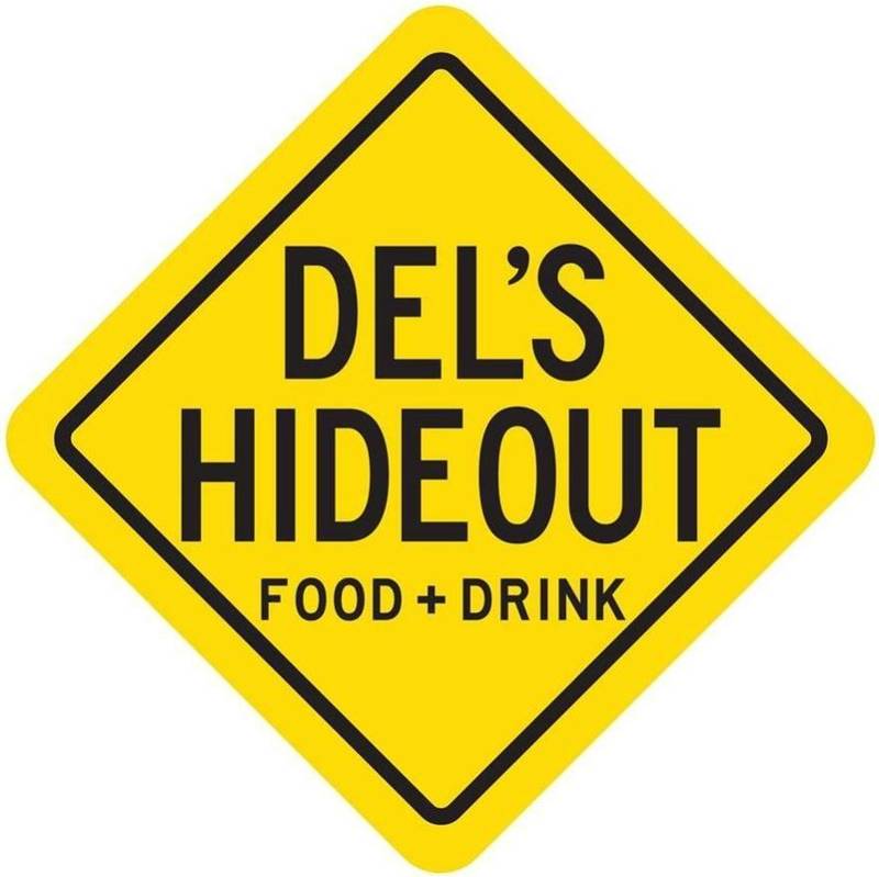 Del's Hideout logo